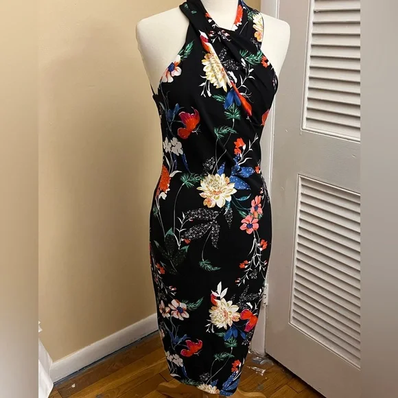 RACHEL Rachel Roy | Dresses | Rachel Roy Halter Floral Print Dress |  Poshmark